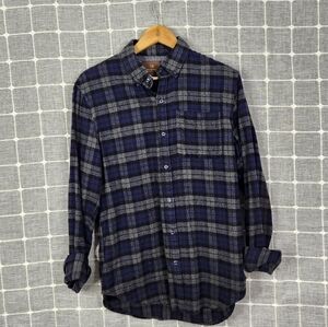 Scotch and Soda Blue Plaid Shirt